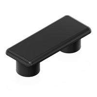 MODULAR SOLUTIONS POLYAMIDE PART<br>END CAP 45MM X 18.5MM BLACK